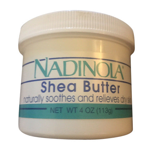 Nadinola Shea Butter Naturally Soothes and Relieves Dry Skin, 4 Oz